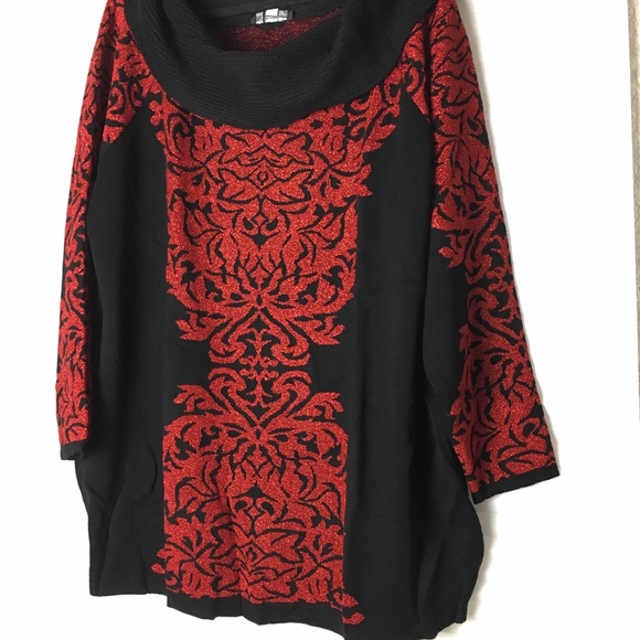 I.N.C Off-The-Shoulder Tunic Sweater - Picture 6 of 8